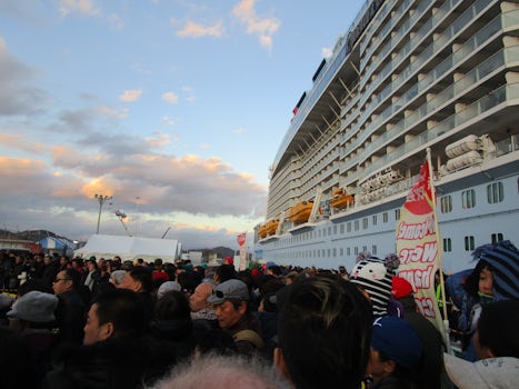 Embarkation after a shore excurtion