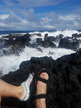 A stop on the Road to Hana