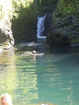 Waterfall swimming hole Road to Hana