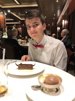 A Chocolate Journeys dessert in the Savoy restaurant