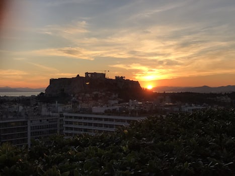 Sunset Athens, Greece at Acropolis