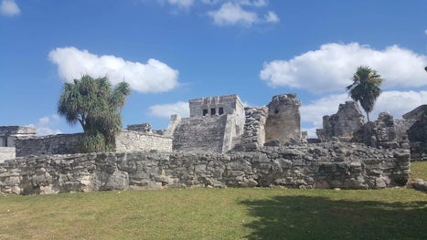 This is in the walled city. It is called "El Castillo" and is the focal point of the village. So much history and is expertly described, in detail, by your tour guide.