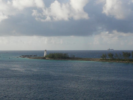 Light house at the Nassau port