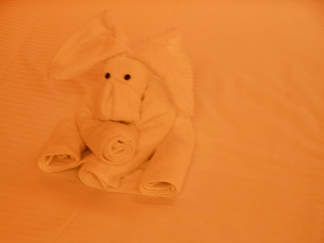 one of the towel animals