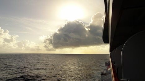 Sailing out of Panama