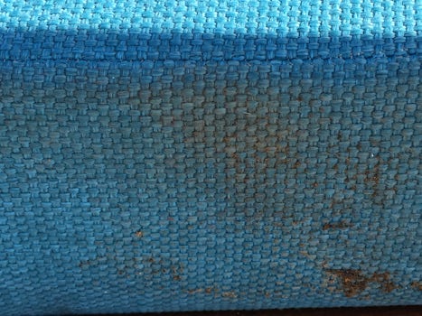 Stained cushions in adult areas