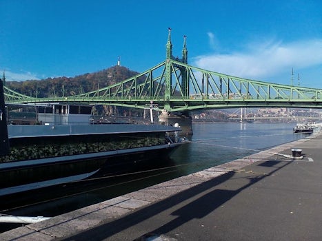 Vista docked in Budapest