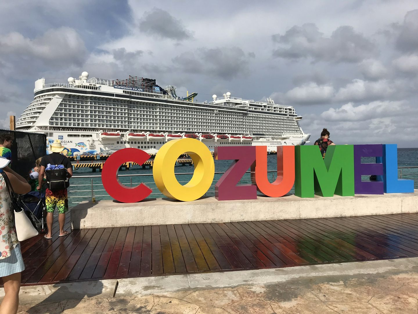 The unplanned stop in Cozumel