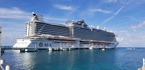 The most beautiful ship from MSC