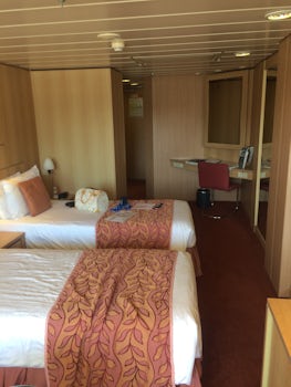This is our cabin (suite), we were quite pleased with how spacious and neat