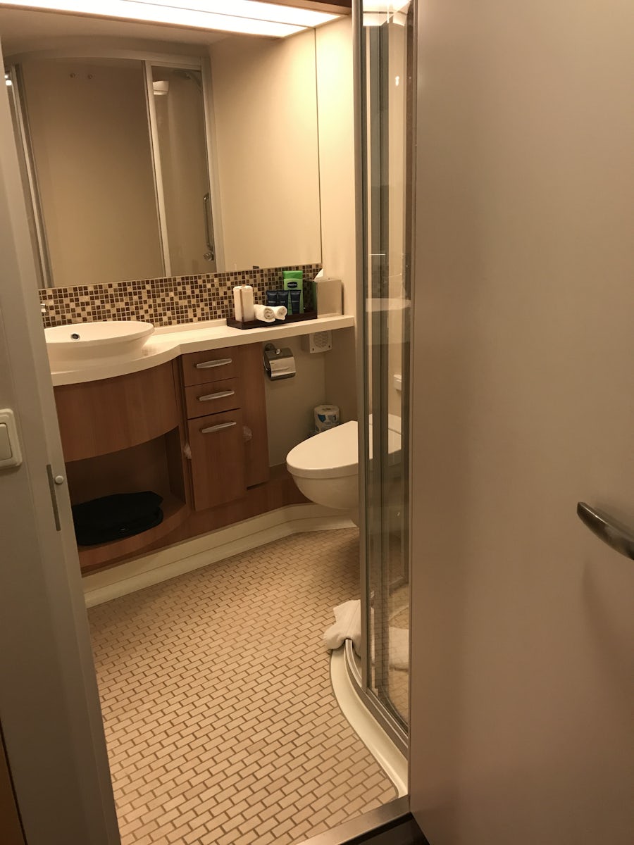 Bathroom - very roomy with lots of storage/cupboards/drawers
