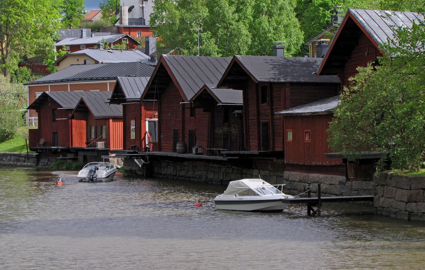 Tour to Porvoo, about an hour from Helsinki. Charming village.