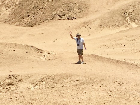 Husband getting lost in Namibia desert...