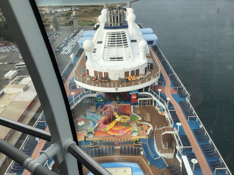 Deck 15 Taken from the North Star on the Ovation of the Seas