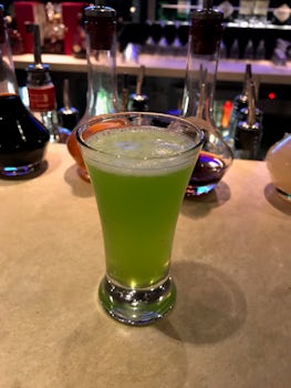 "iguana" drink made by Haven bartender in honor of my trying iguana