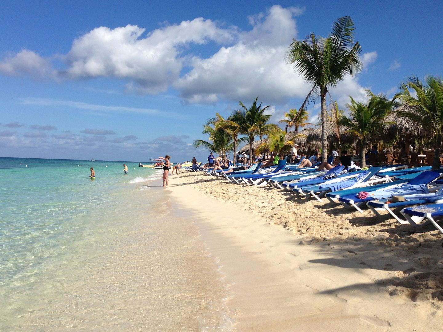 Cozumel: Mr. Sanchos beach area. Super fun. Make reservations in advance, taxi $17 each way, plus tip.