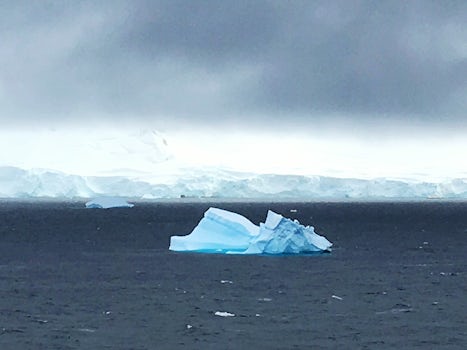 Ice berg floating in Antartica