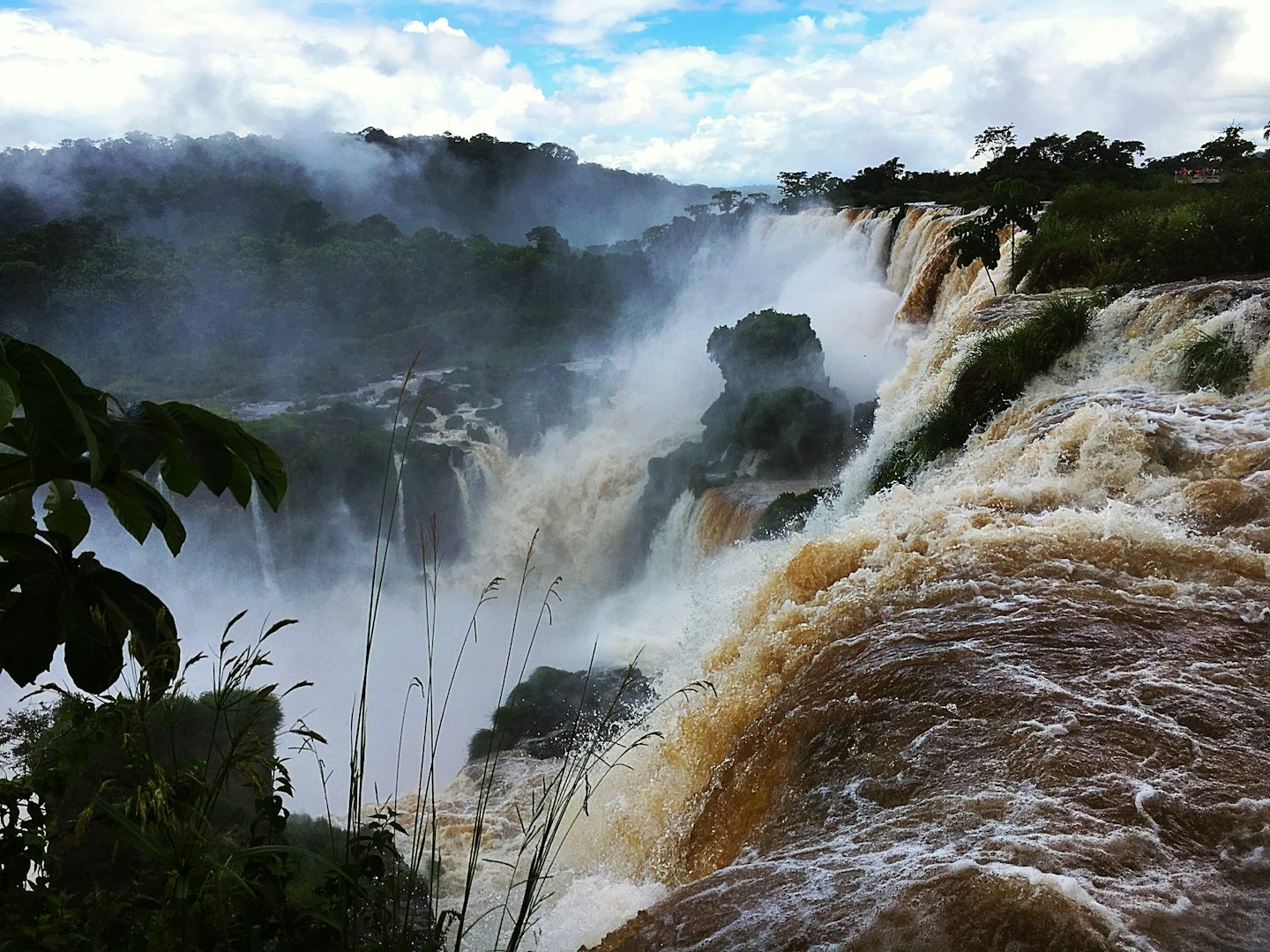 Iguazu Falls on the Argentina side. Upper trail.