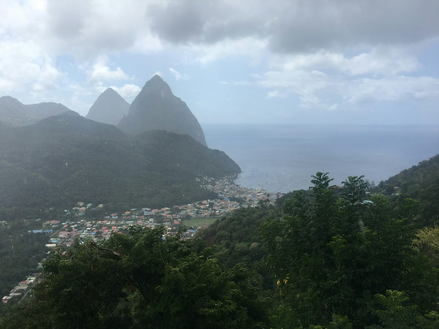 St. Lucia - the Pitons.