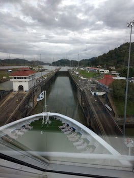 Entering one of the locks