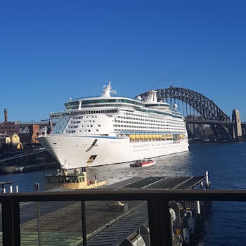 Vogager docked in Sydney