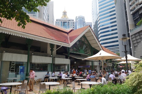 Lau Pa Sat - Singapore Hawkers stalls
