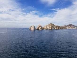 Pulling up to Cabo San Lucas