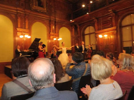 Vienna night time concert excursion was in a beautiful historic building an