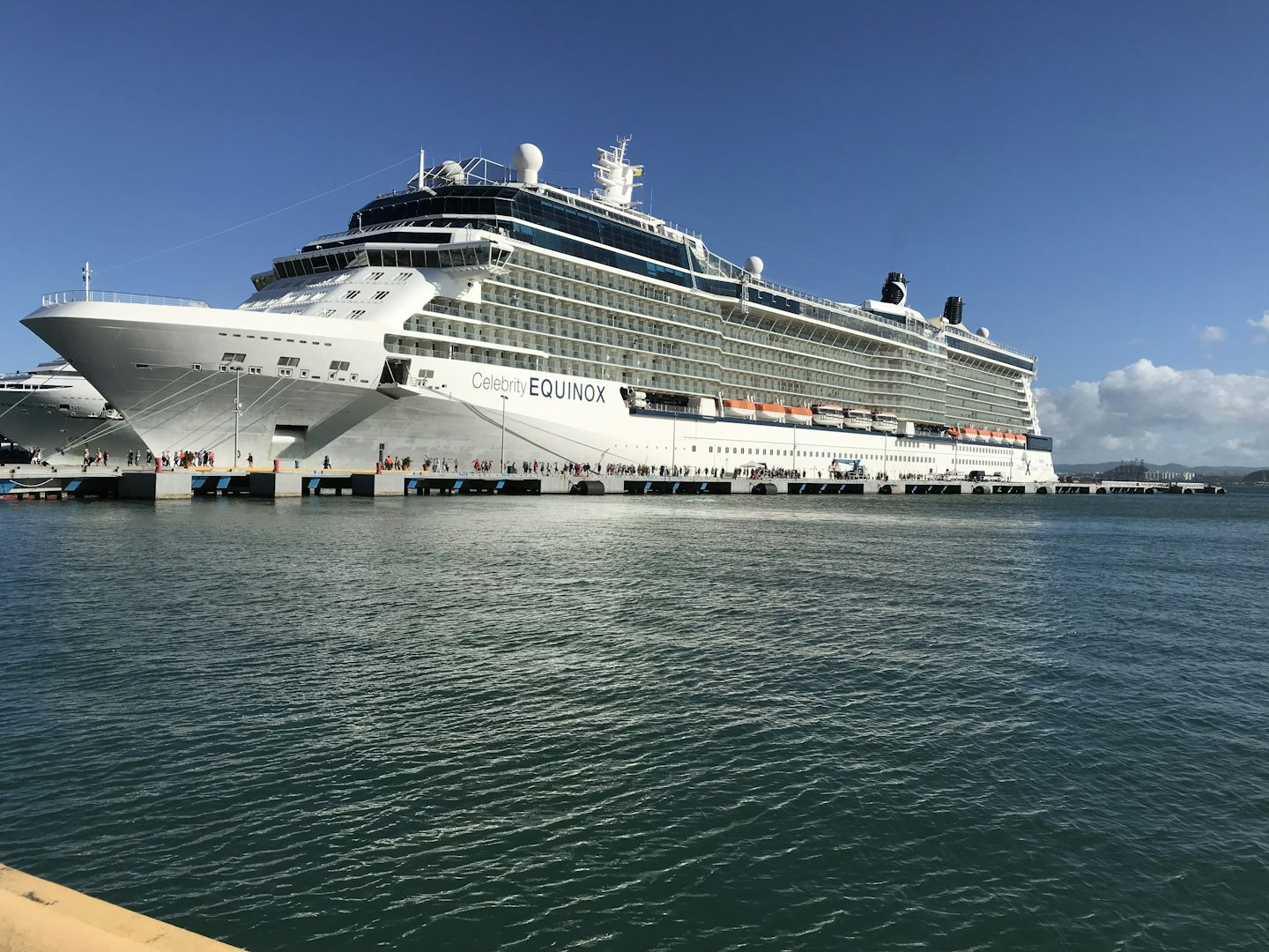 Equinox docked in San Juan
