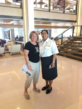 So impressed by the amazing job of Renita, headbof housekeeping. She still had time to be genuinely personable with guests! Hope to see her on another cruise!