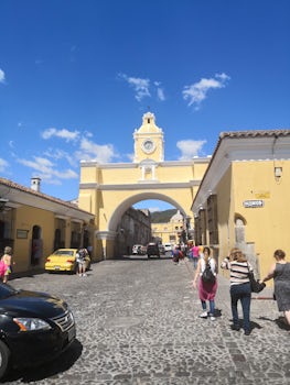 The famous Arch in Antigua, Guatemala