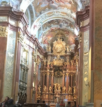 Melk altar and sanctuary. Absolutely stunning interior. Because we have bee