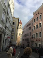 Passau, Germany on our walking tour.