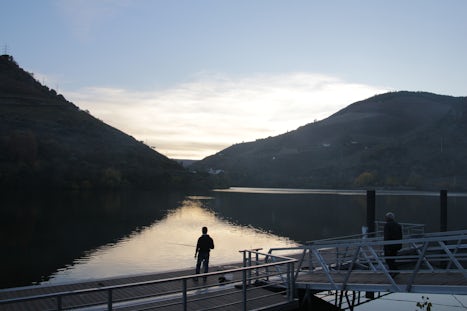 Sunset on the Douro; just upstream from Porto
