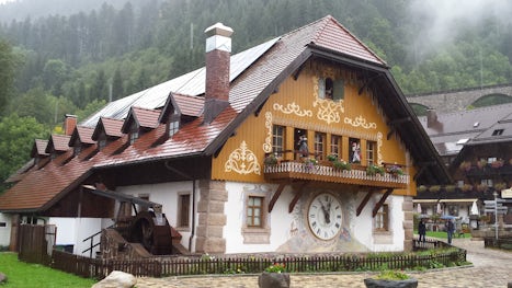 Cuckoo clock, glass blowing, and learning to make a Black Forest Cake on th