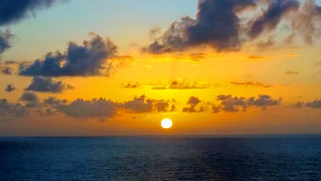 Last Sunset at Sea