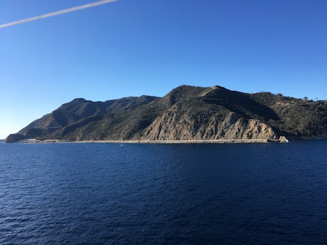 arriving at Catalina Island