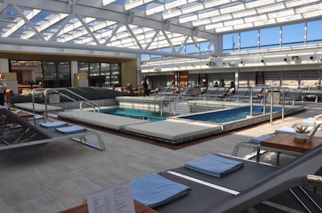 The indoor pool area.