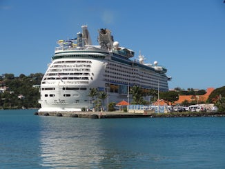 Port of St Lucia.