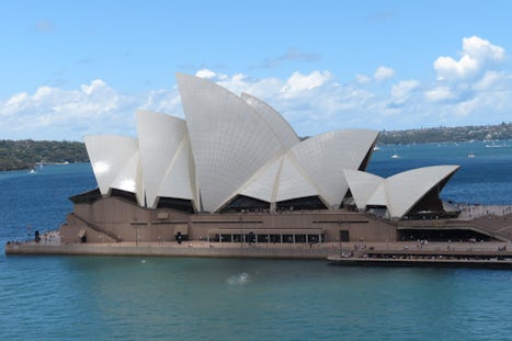 Sydney Opera House as seen from the Celebrity Solstice
