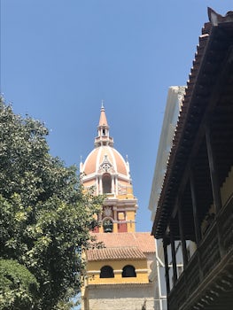 In Old City of Cartagena, Columbia
