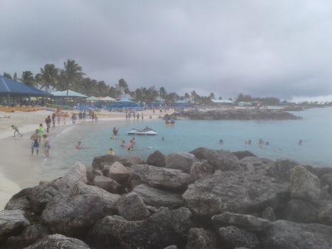 Snorkeling and Swimming area at Princess Cay.