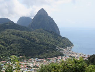St Lucia - the Pitons