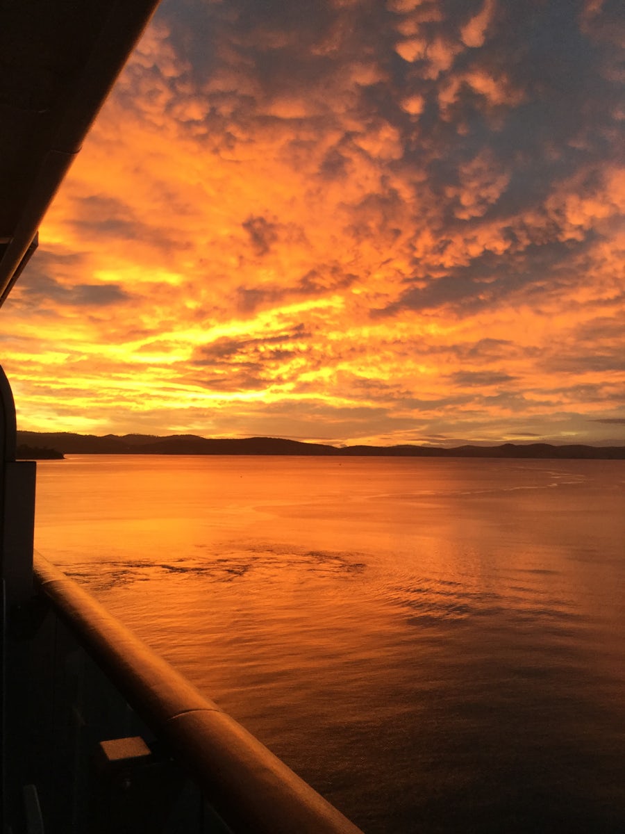 Sunrise at Hobart