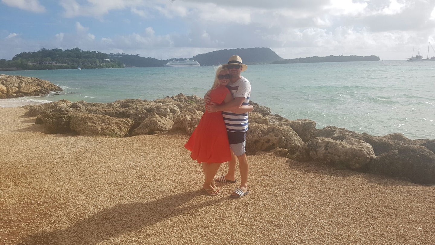 My love and me in Port Vila, Vanuatu