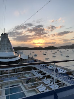 Pulling out of St. Thomas.