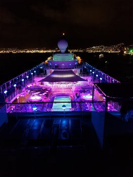 The ship at night