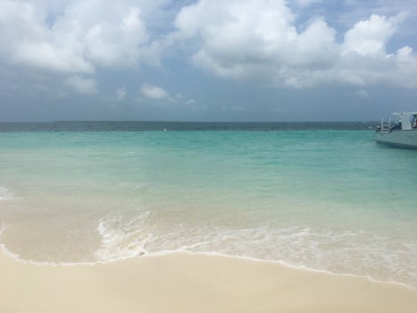 Beach Goffs Caye Belize