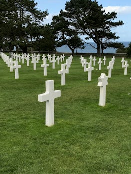 American cemetery at Omaha Beach