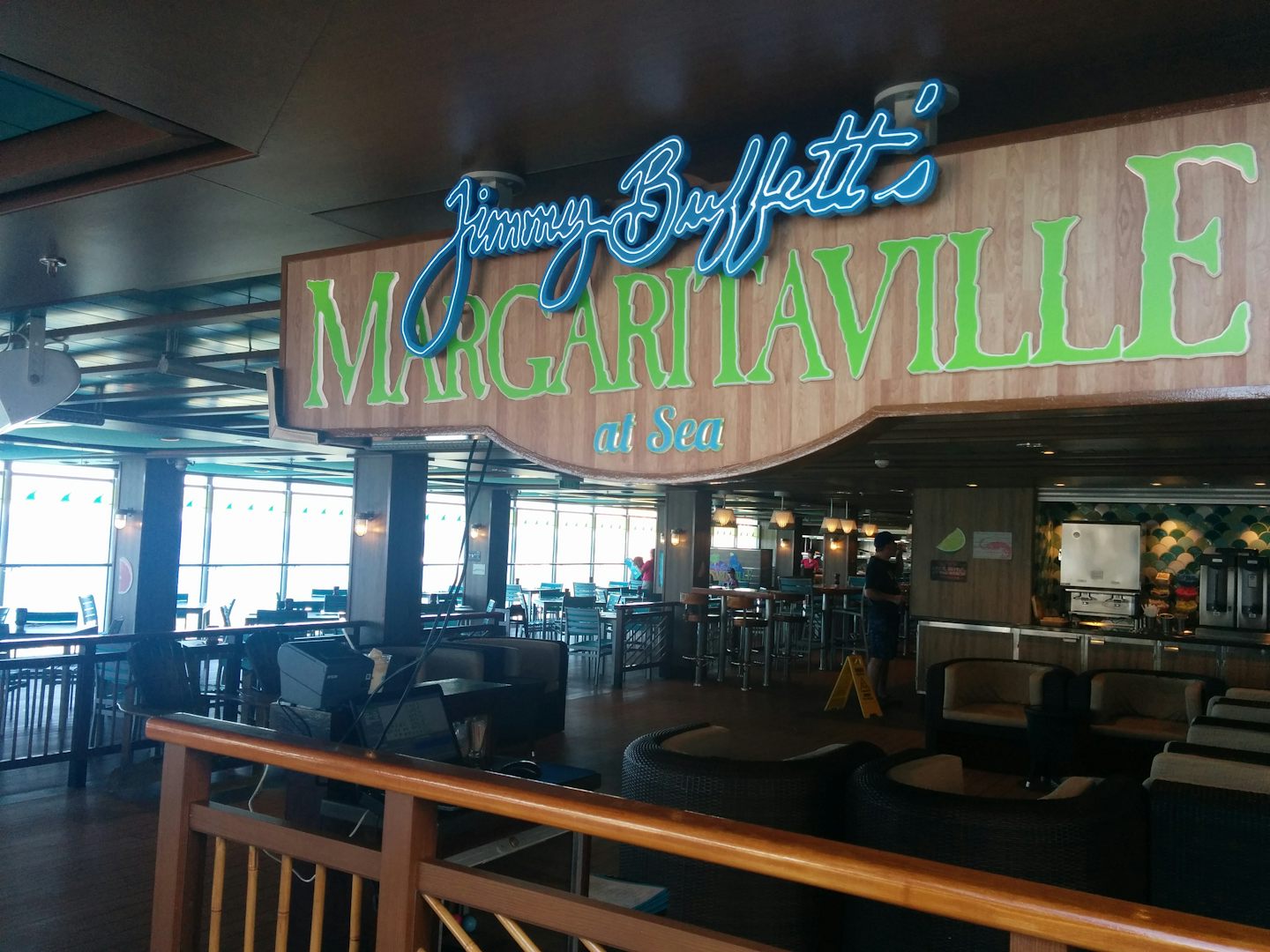 Margaritaville bar entrance.